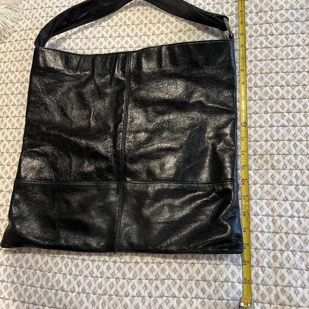 HOBO Black Leather Hobo Bag